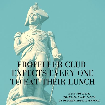 propeller club expects every one to eat their lunch