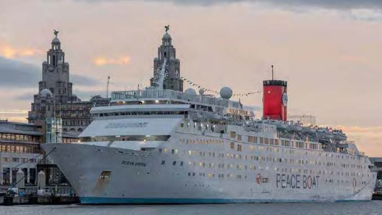 ‘Peace Boat’ stops off in Liverpool